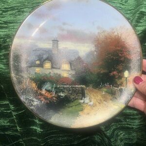 Thomas Kinkade Garden Cottages of England  "Open Gate Cottage" Collector